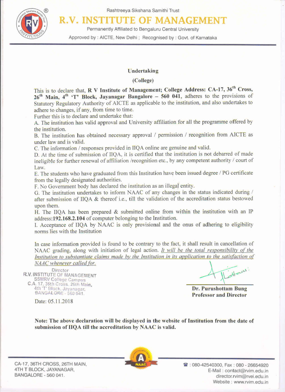 LetterofUndertaking Rvim